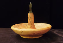 Load image into Gallery viewer, Spalted Maple and Ebony Ring and Jewelry Holder