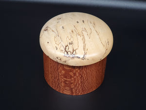 Lacewood and Spalted Tamarind Salt Box