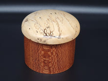 Load image into Gallery viewer, Lacewood and Spalted Tamarind Salt Box
