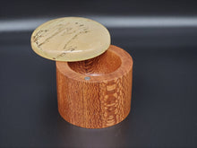 Load image into Gallery viewer, Lacewood and Spalted Tamarind Salt Box