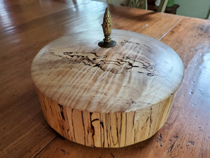 Center Table - Spalted Maple 12 Sided Box