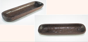 Walnut Jewelry Canoe - 10" x3" x1"