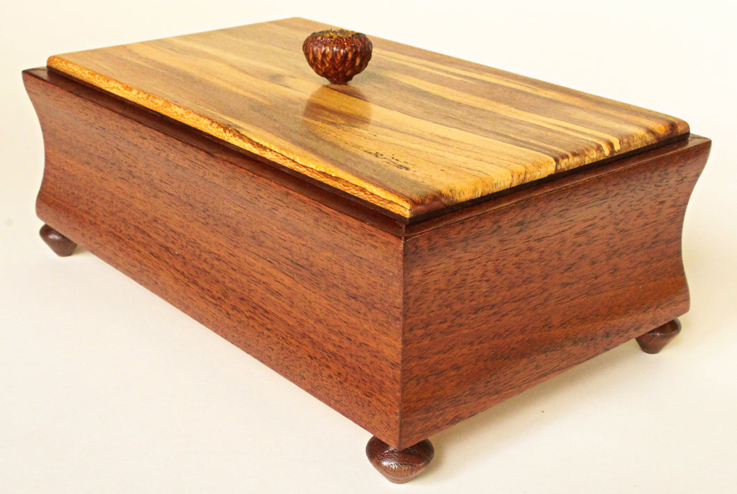 Walnut Box with Spalted Sycamore Top