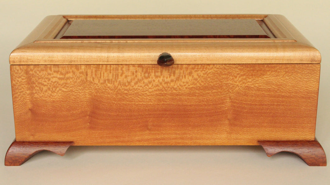 Sycamore Box with Lacewood Panel
