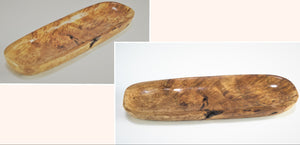 Maple Burl Jewelry Canoe - 19" x3" x1"   SOLD - CAN BE REPRODUCED