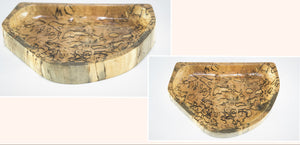 Spalted Maple Jewelry Canoe - 8" x 5.5" x1"   SOLD - CAN BE REPRODUCED