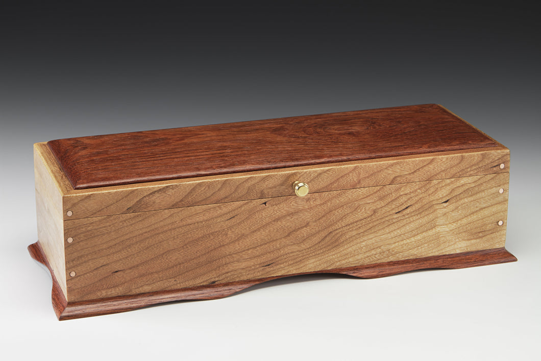 Jewelry Box - Cherry and Goncalo Alves/Natural Stone
